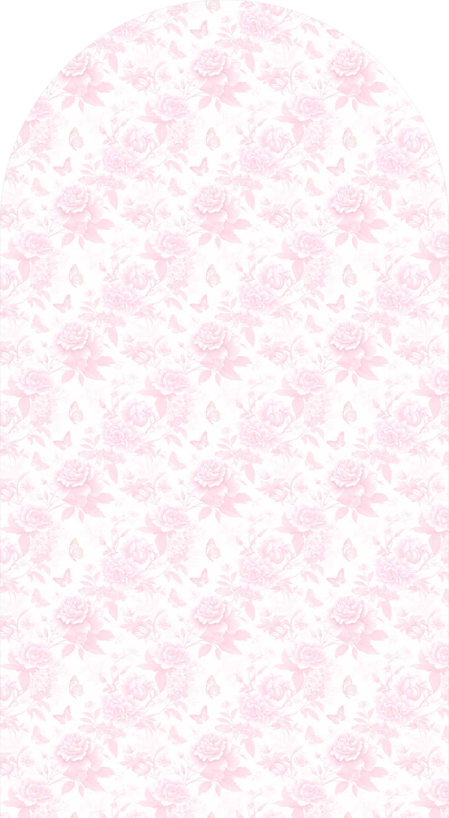 Pink Floral Butterfly Sailboard