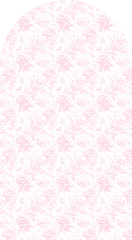 Pink Floral Butterfly Sailboard