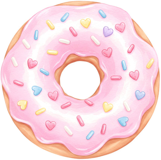 Pink Sprinkle Doughnut
