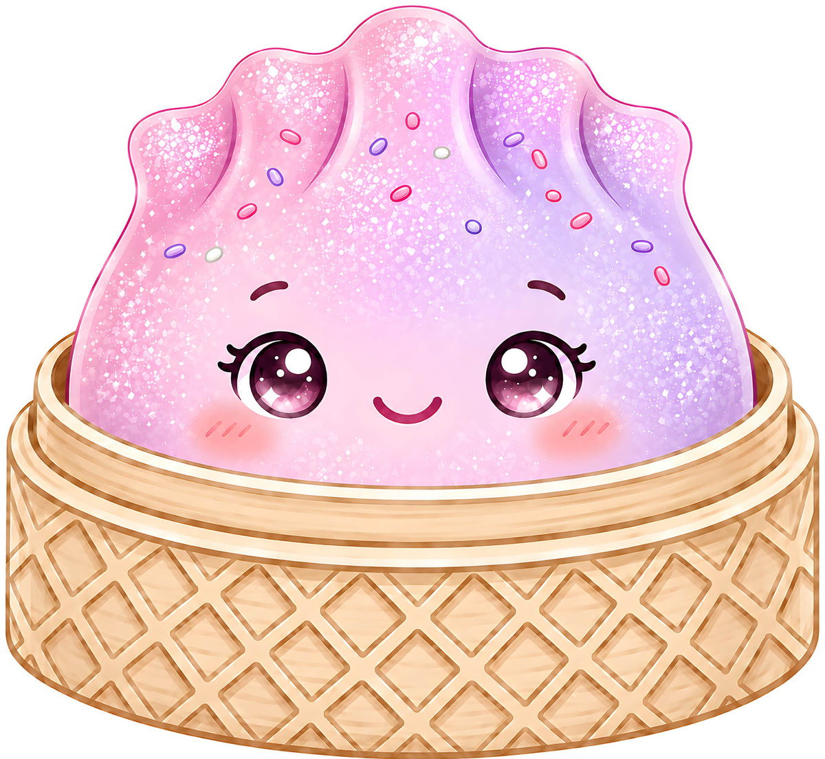 Pink Glitter Dumpling