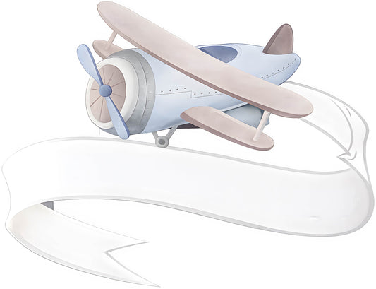 Plane With Scroll