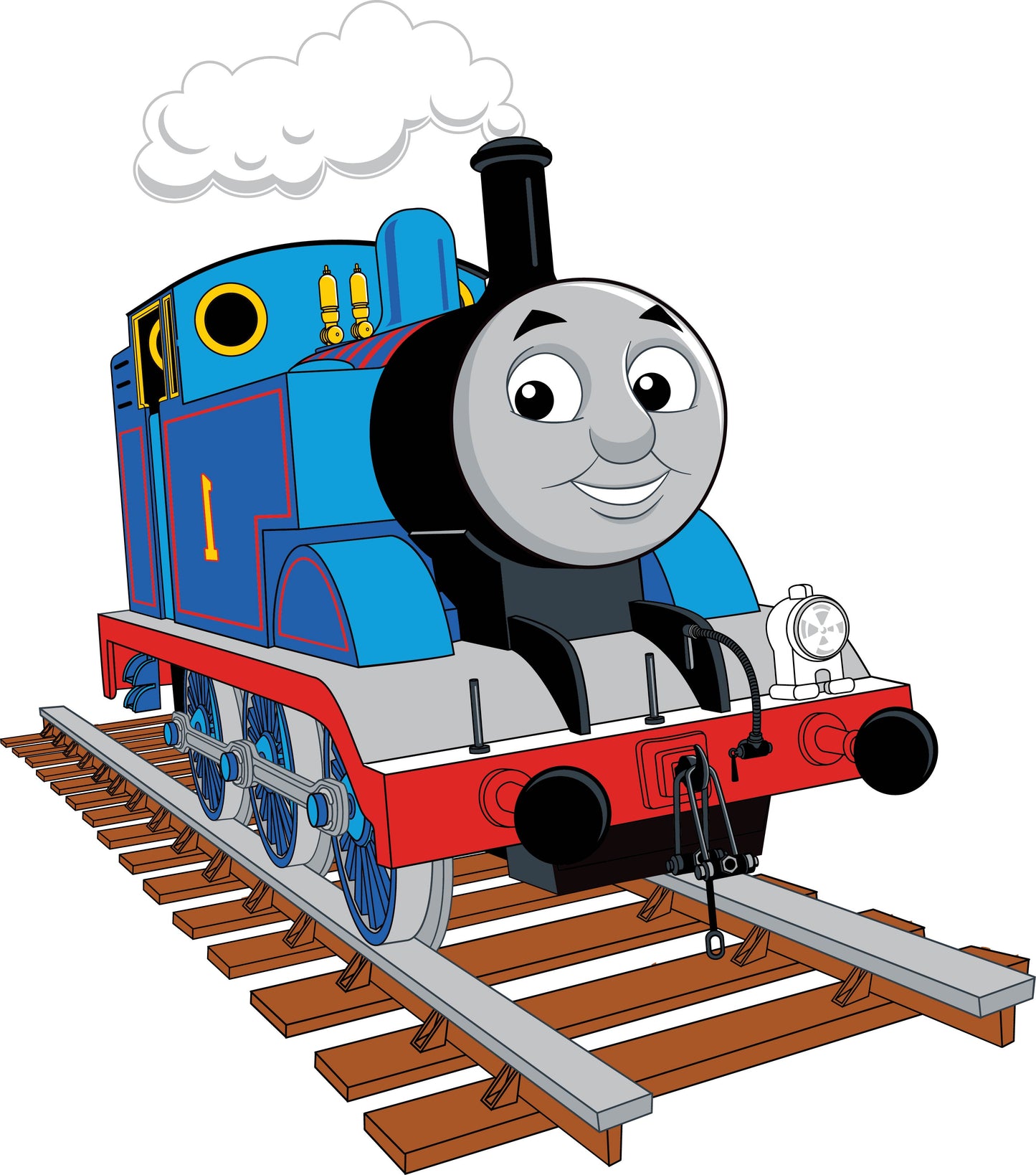 Boy Train Track