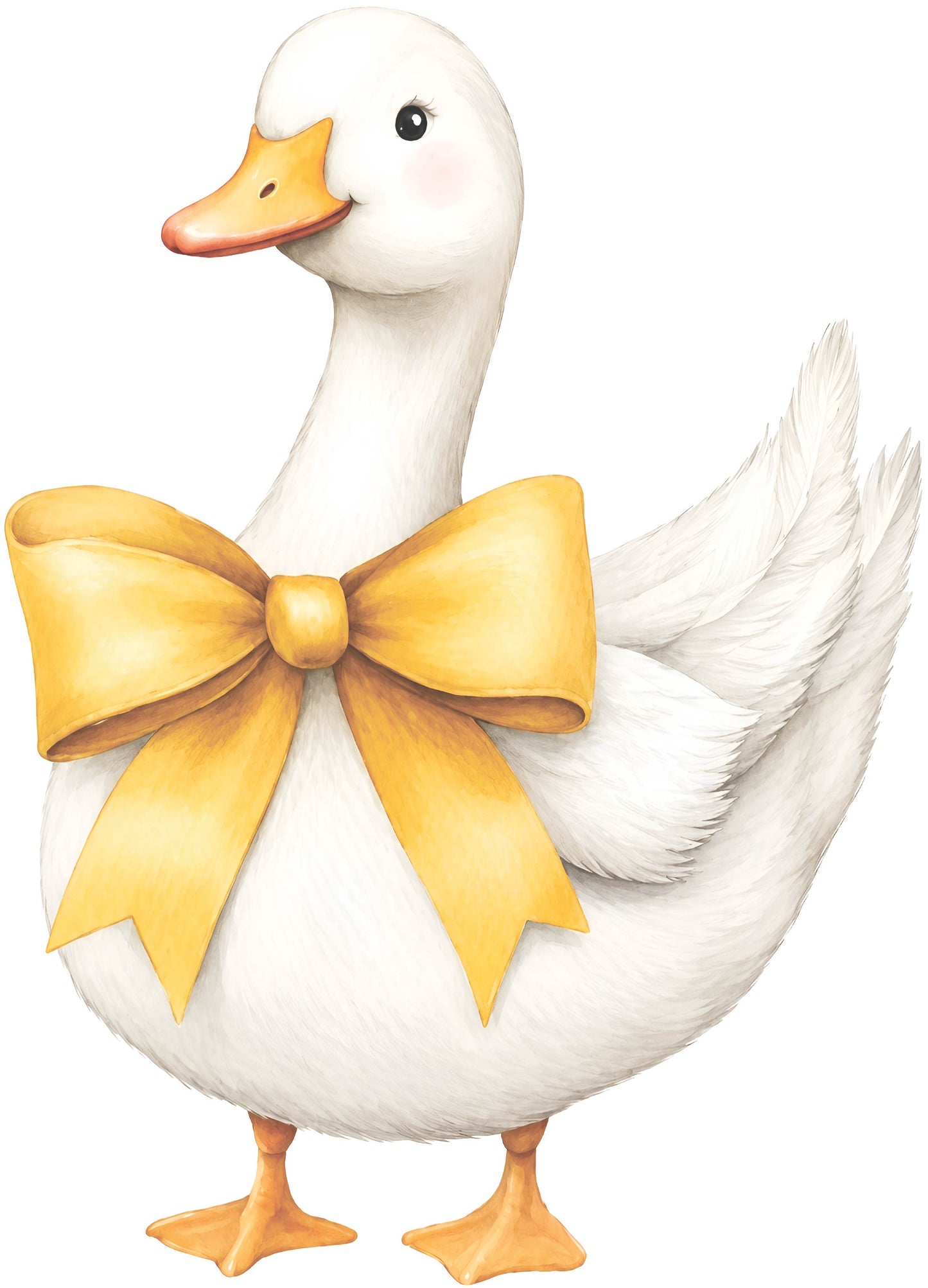 Yellow Bow Goose